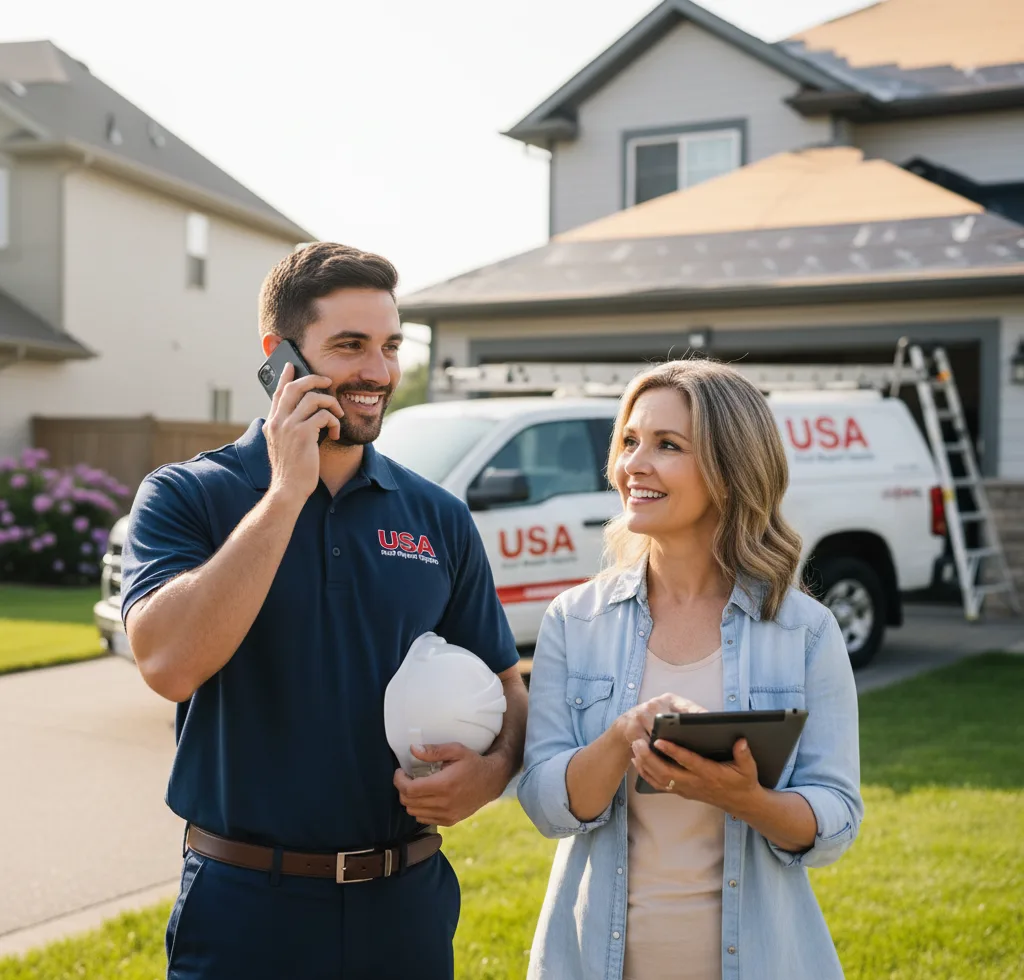 USA Roof Repair Experts customer support in Murfreesboro